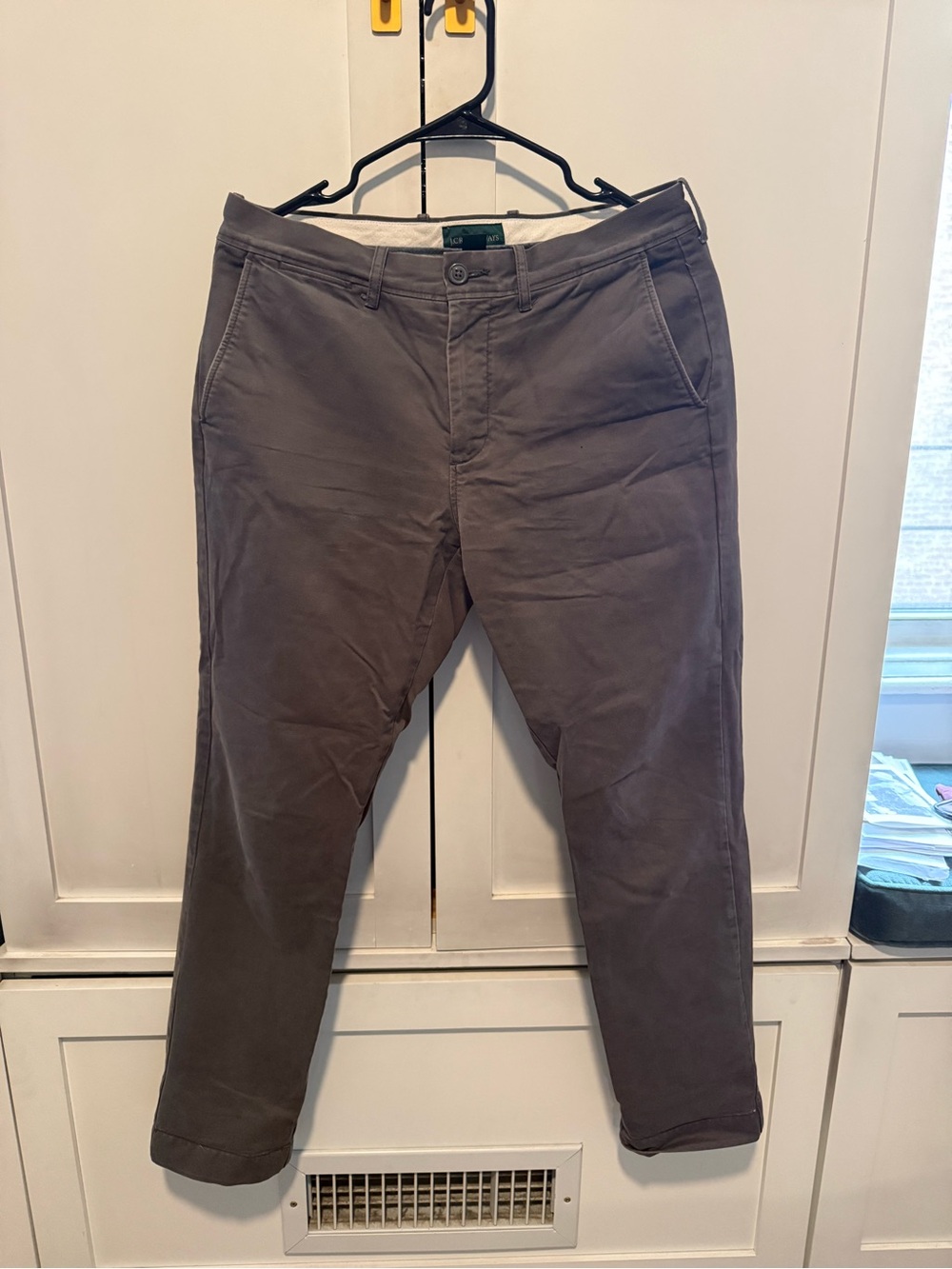 J. Crew Men's charcoal gray chinos - 770 straight - 29-30